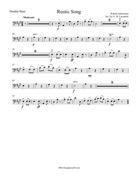 Rustic Song (arr. Nick Lacanski)
