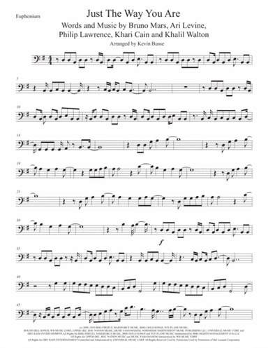 Just The Way You Are (arr. Kevin Busse)