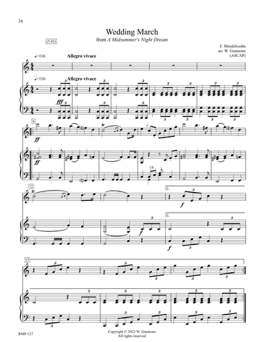 Mendelssohn - Wedding March (arr. William Giannone)