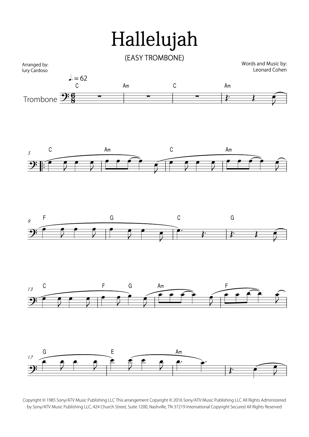 Hallelujah (arr. Iury Cardoso)