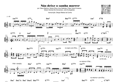 Teu Samba (incidental: Nao Deixe O Samba Morrer) (arr. Sérgio Matias da Cunha)