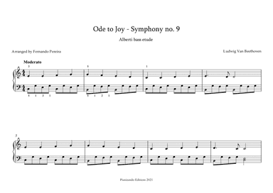Ode to Joy - Alberti Bass Etude (arr. Fernando Pereira)