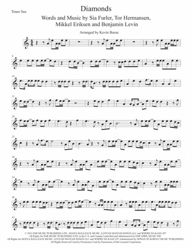 Diamonds (arr. Kevin Busse)