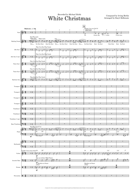 White Christmas (arr. Daryl McKenzie)