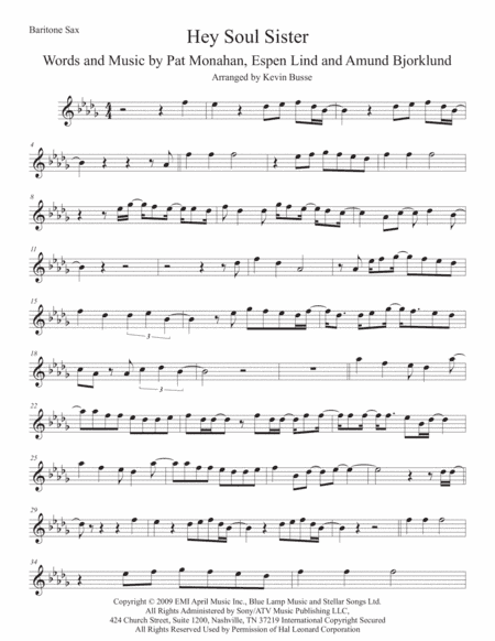 Hey, Soul Sister (arr. Kevin Busse)