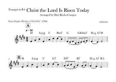 Christ the Lord is Rises today (arr. Davi Rocha Campos)