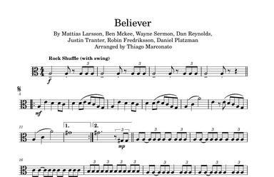 Believer (arr. Thiago Marconato)