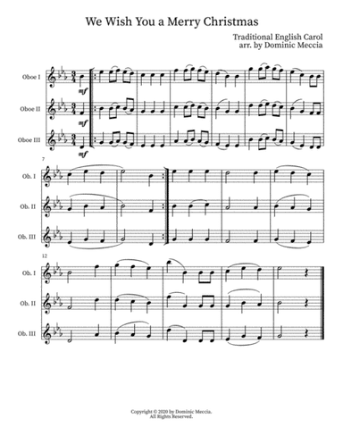We Wish You a Merry Christmas (arr. Dominic Meccia)
