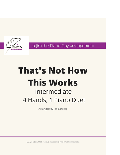 That's Not How This Works Feat. Dan + Shay (arr. Jim Lansing)