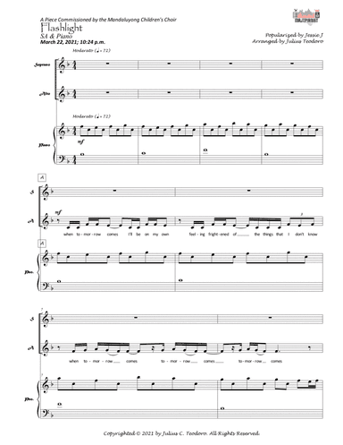 Flashlight (arr. Julius Teodoro)