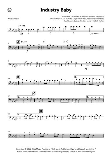 Industry Baby (arr. Douglas Wattson)