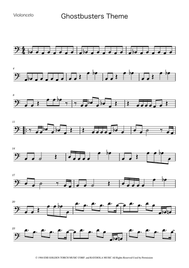 Ghostbusters (arr. Ygor Nunes)
