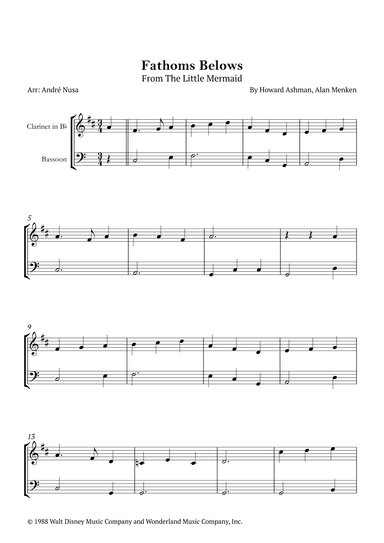 Fathoms Below (arr. André Nusa)
