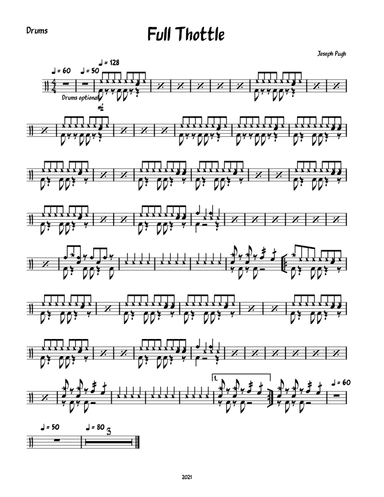 Full Throttle (Brass Quintet)