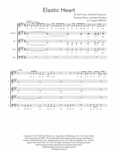Elastic Heart (arr. Logan Widmor)