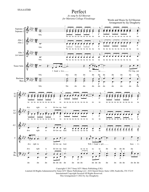 Perfect (arr. Jay Dougherty)