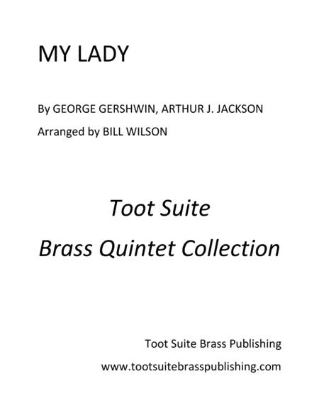 My Lady (arr. Bill Wilson)
