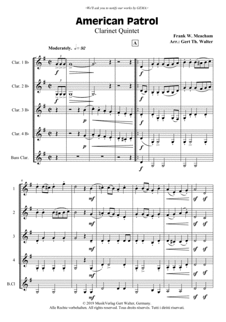 American Patrol (arr. Gert Th. Walter)