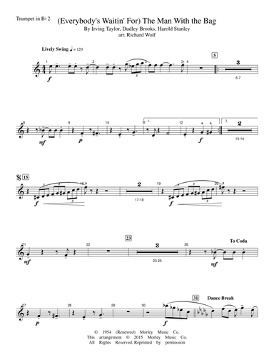 (everybody's Waitin' For) The Man With The Bag (arr. Richard Wolf)
