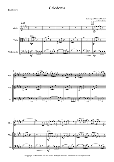 Caledonia (arr. Fabio Britto)