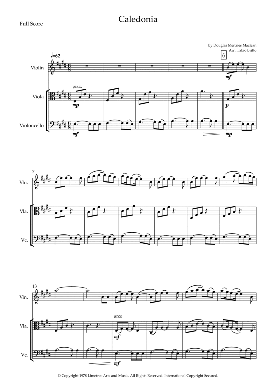 Caledonia (arr. Fabio Britto)