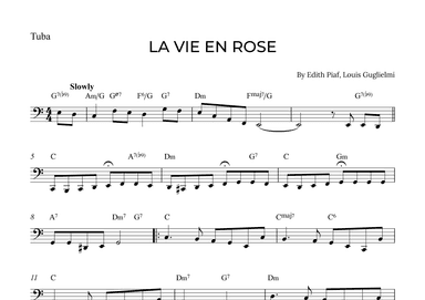 La Vie En Rose (arr. Alex Nunes Rodrigues)