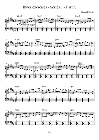 Blues Exercises - Series 1 - Part C