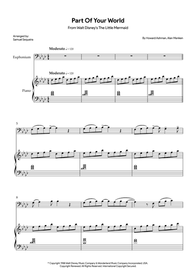 Part Of Your World (reprise) (arr. Samuel Sequeira)