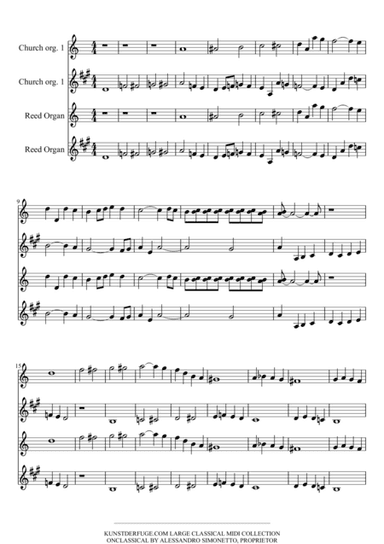 Fugue In D Minor (arr. piano Sonata In C Minor)