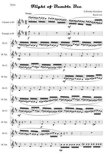 Flight of the Bumblebee (arr. Kayiu Lee)