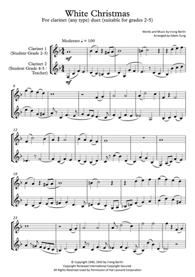 White Christmas (arr. Edwin Sung)