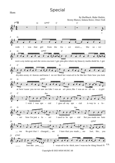 Special (arr. Alex Nunes Rodrigues)