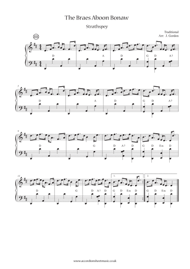 The Braes Aboon Bonaw (arr. Julia Gordon)