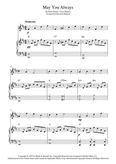 May You Always (arr. Kaiserin Rebecca)