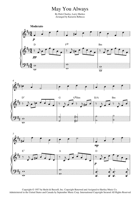 May You Always (arr. Kaiserin Rebecca)