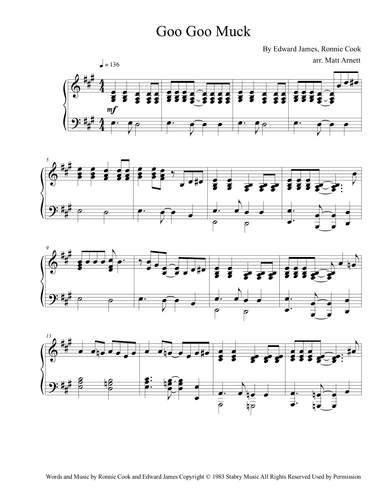Goo Goo Muck (arr. Matt Arnett)