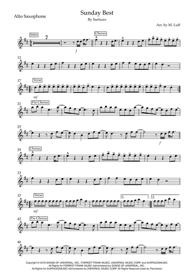 Sunday Best (arr. Matt Luff)
