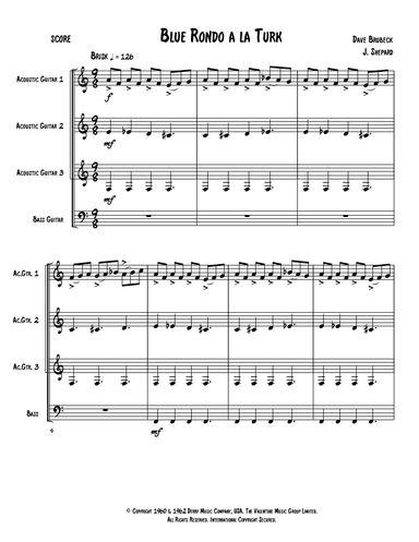 Blue Rondo A La Turk (arr. Jeremy Shepard)