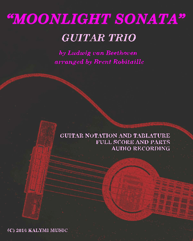 Moonlight Sonata - Guitar Trio (arr. Brent Robitaille)