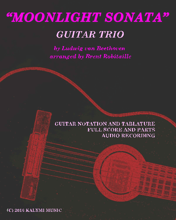 Moonlight Sonata - Guitar Trio (arr. Brent Robitaille)