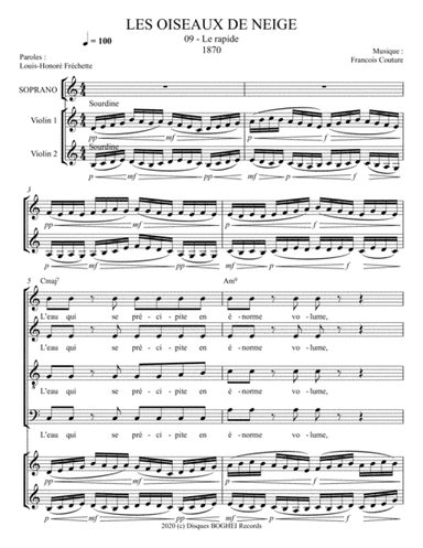 LES OISEAUX DE NEIGE - Le rapide (arr. Disques BOGHEI Records)