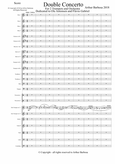 Brazilian Double Trumpet Concerto