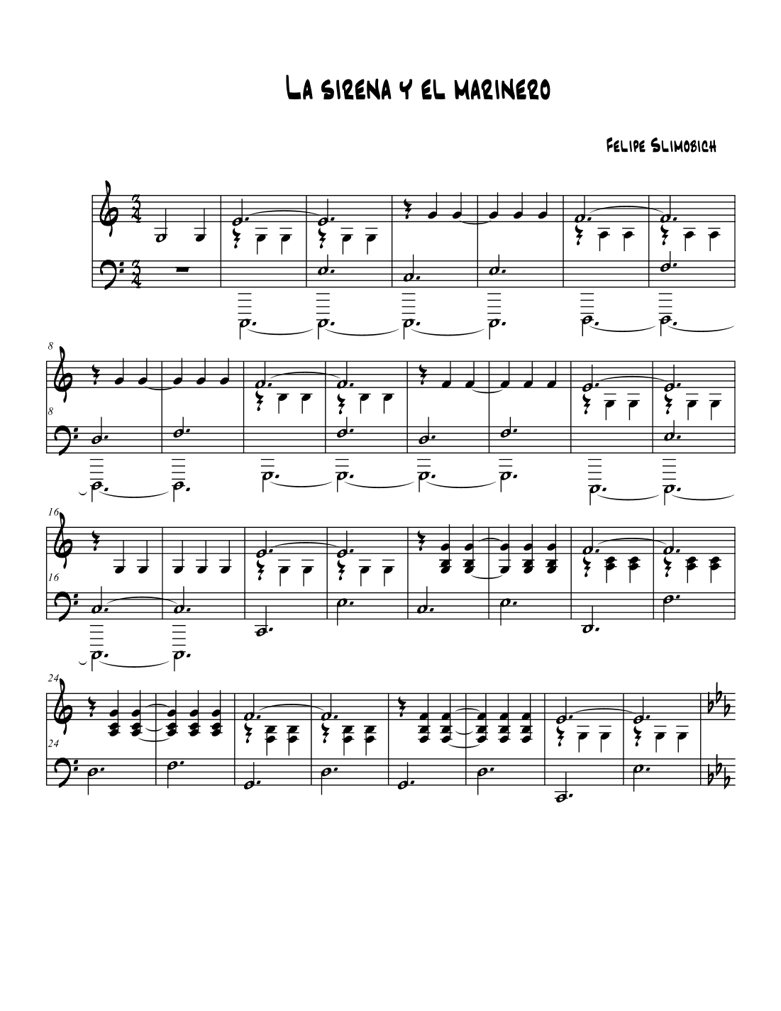 La sirena y el marinero