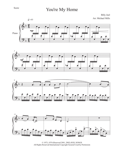 You're My Home (arr. Michael Mills)