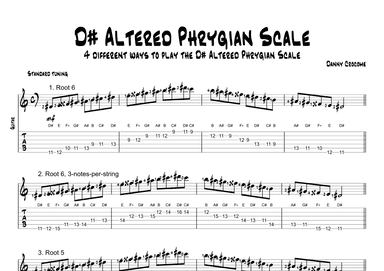 D# Altered Phrygian Scale (4 Ways to Play)