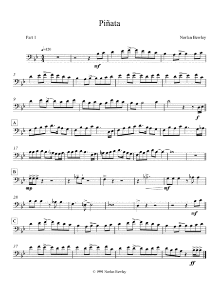 Pinata - Low Brass Trio