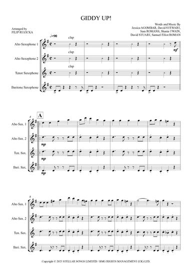 Giddy Up! (arr. Filip Růžička)