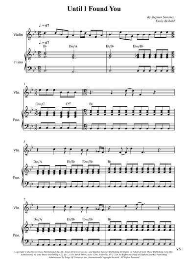 Until I Found You (arr. Wesley S. SIlva)