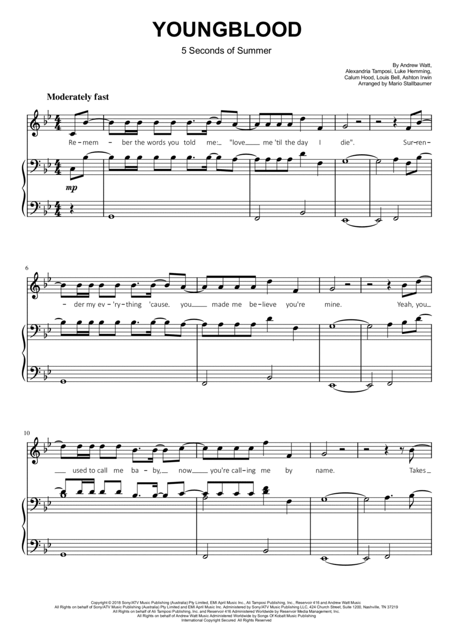 Youngblood (arr. Mario Stallbaumer)