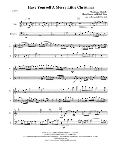 Have Yourself A Merry Little Christmas  from MEET ME IN ST. LOUIS (arr. Kenneth D. Friedrich)